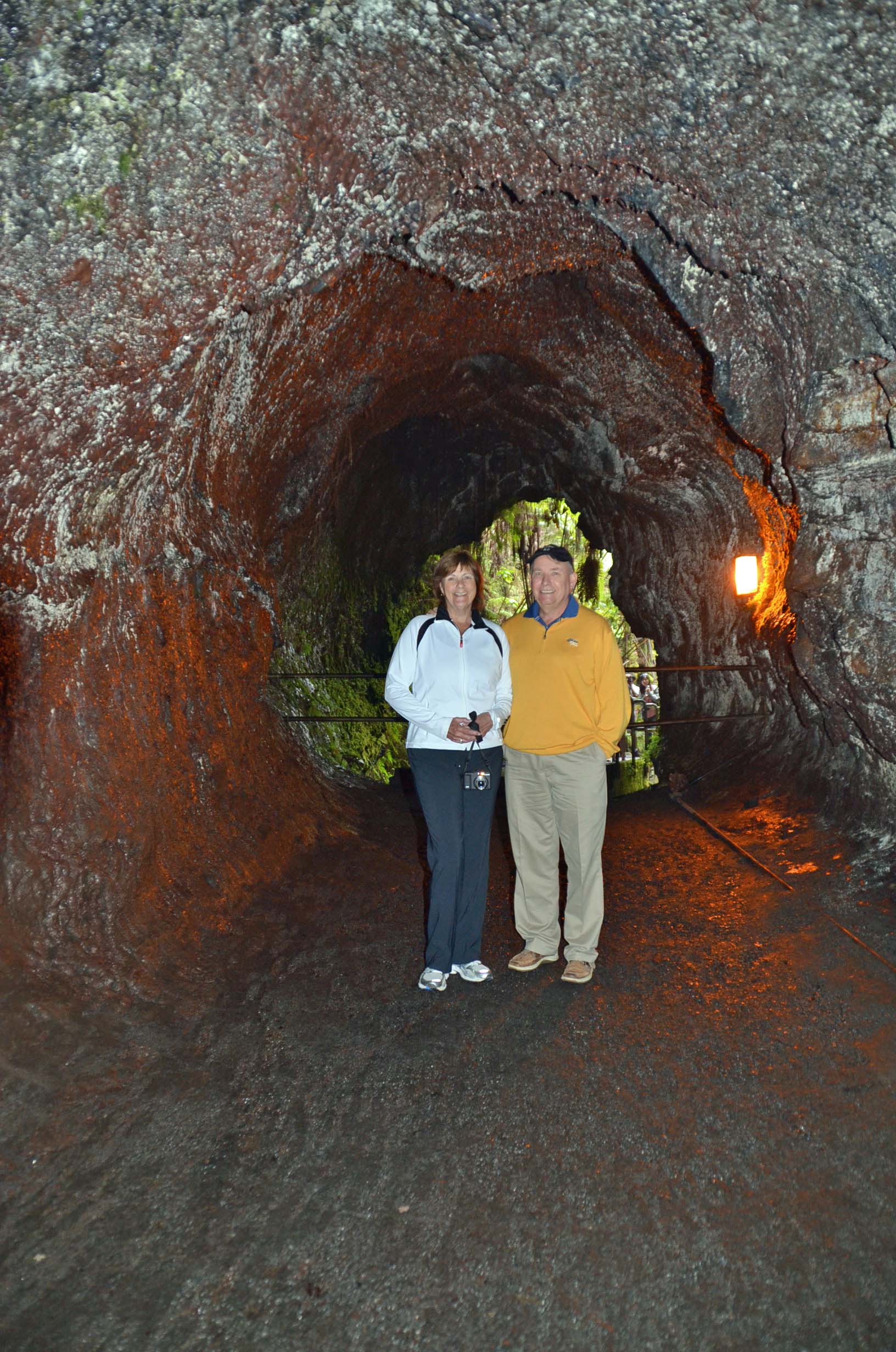 Rob and Janet in Thurston Tube