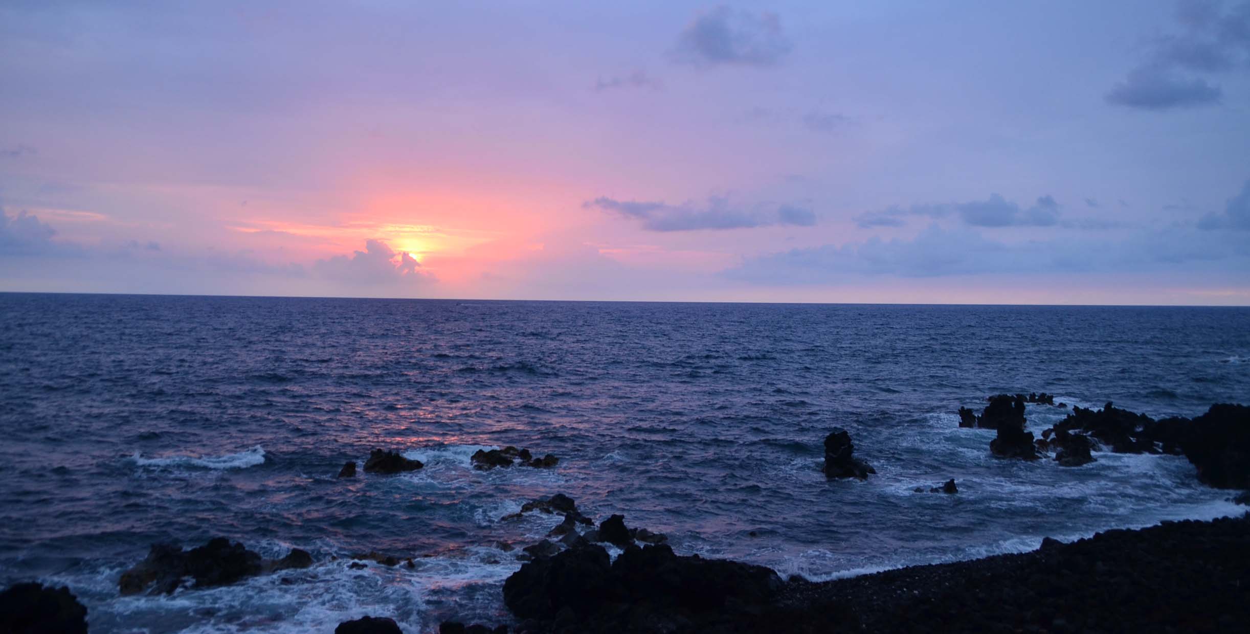 Sunset from the Shore at Kanaloa