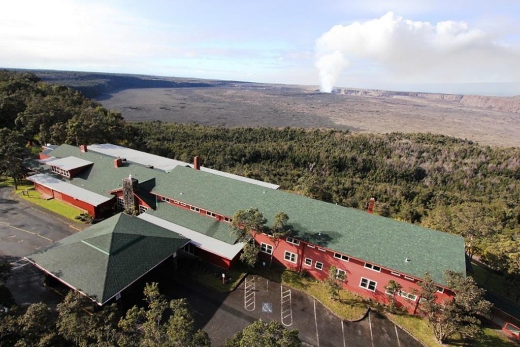 Volcano House overlooking Kilauea Crater