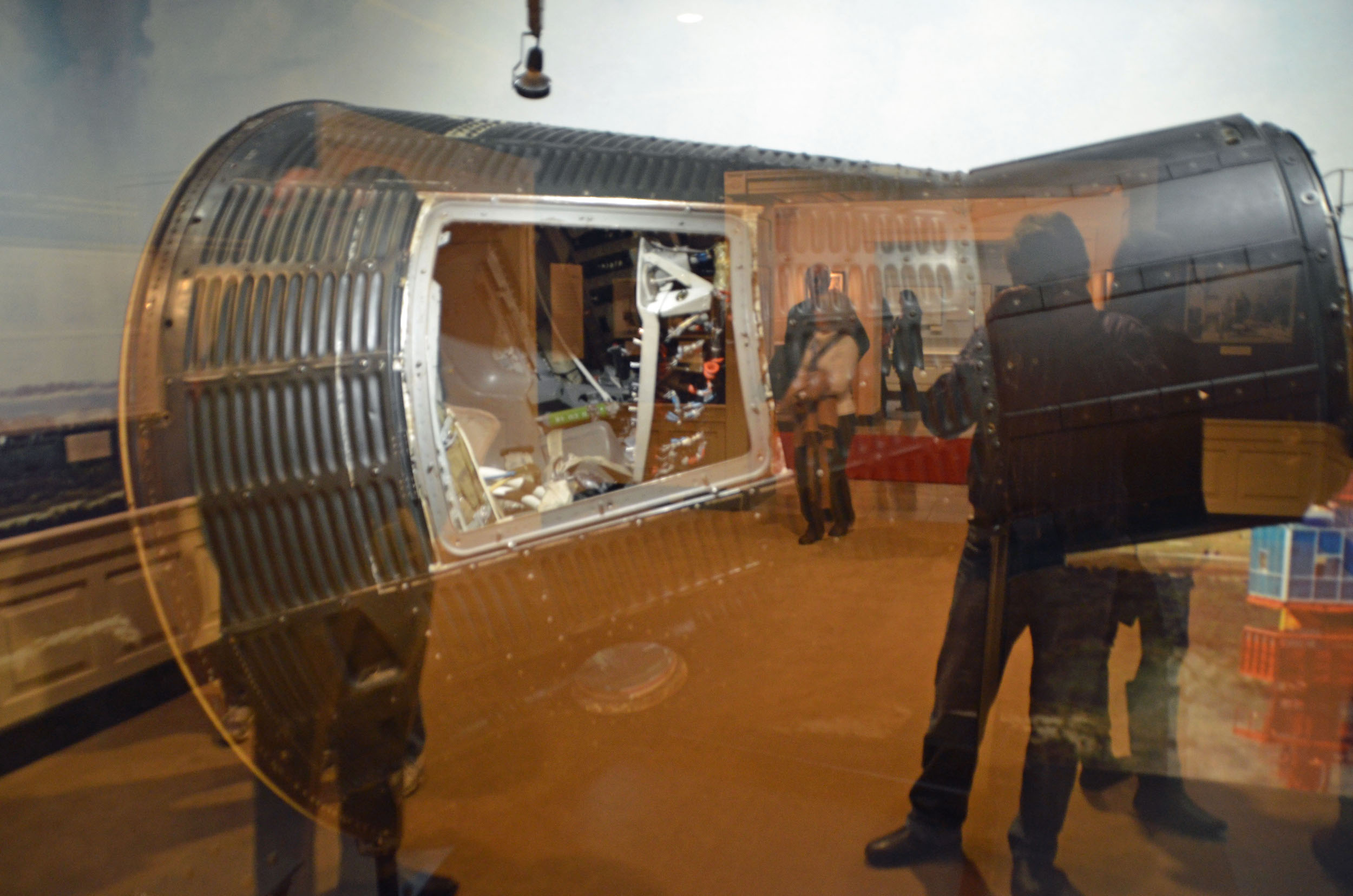 Mercury 1 Capsule in the Kennedy Library, Boston