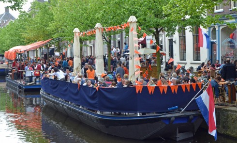 Delft restaurant barge