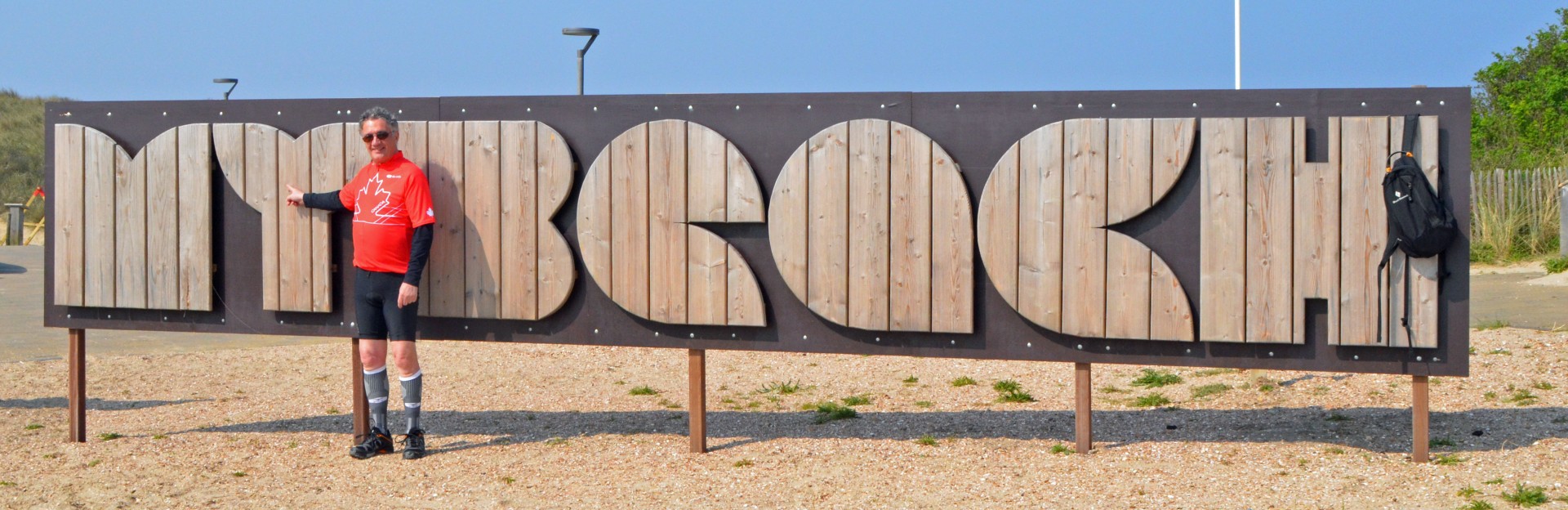 My Beach sign on the North Sea