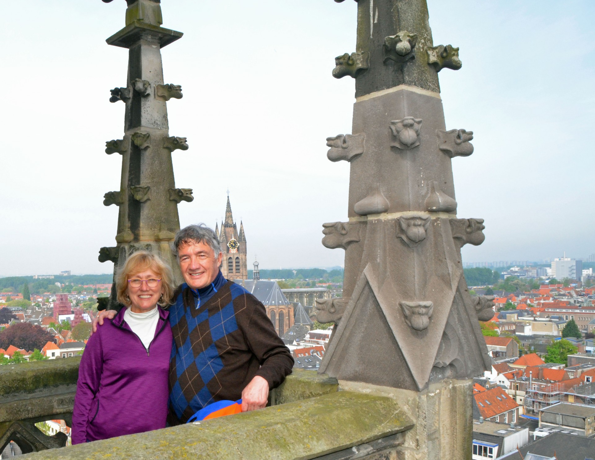 Dale and Alison's view of Delft