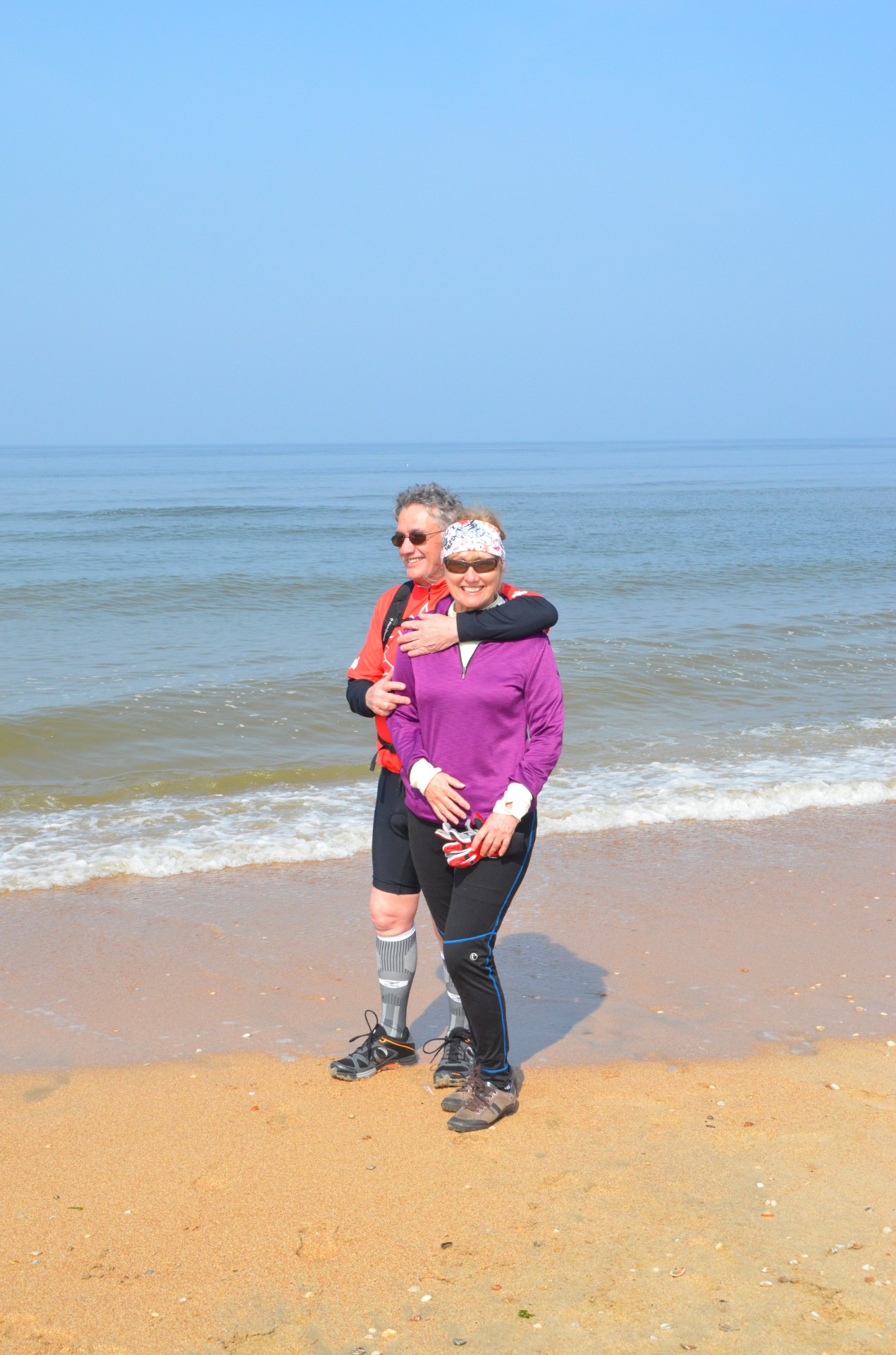 On Castricum beach on the North Sea