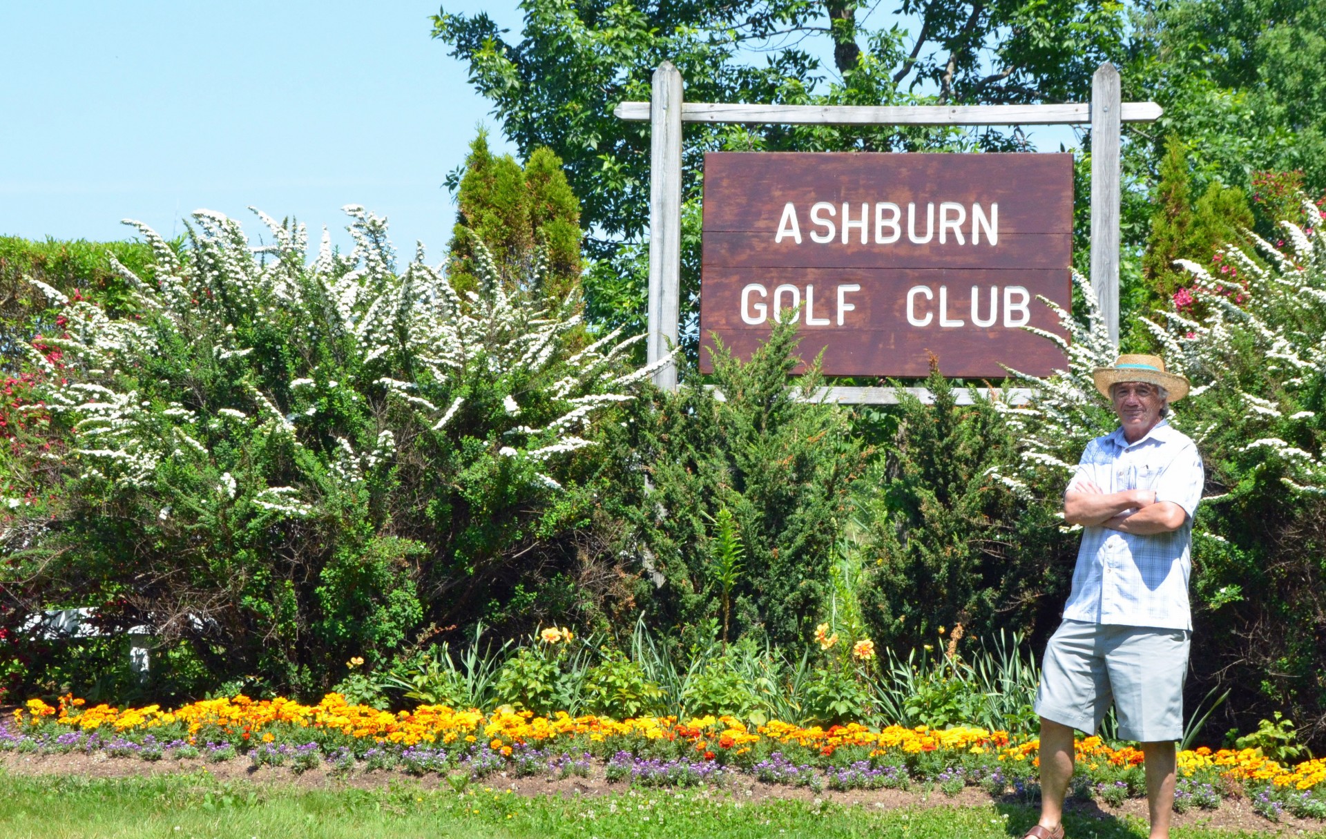 Ashburn Sign - Attending the RBC Canada Cup