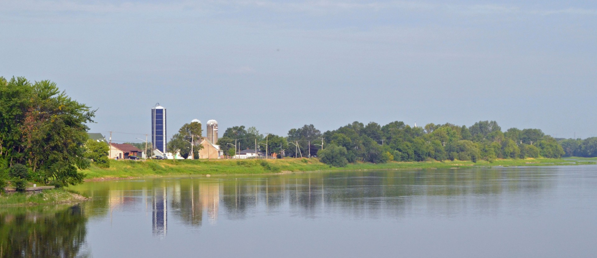 Farm on the north shore of Ile de Jesus