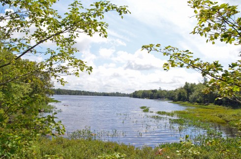 Black Point Lake on the way to the Bike and Bean