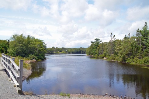 Five Island Lake on the way to the Bike and Bean