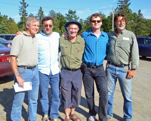 George and I with Rick and Marty Lagina of The Curse of Oak Island