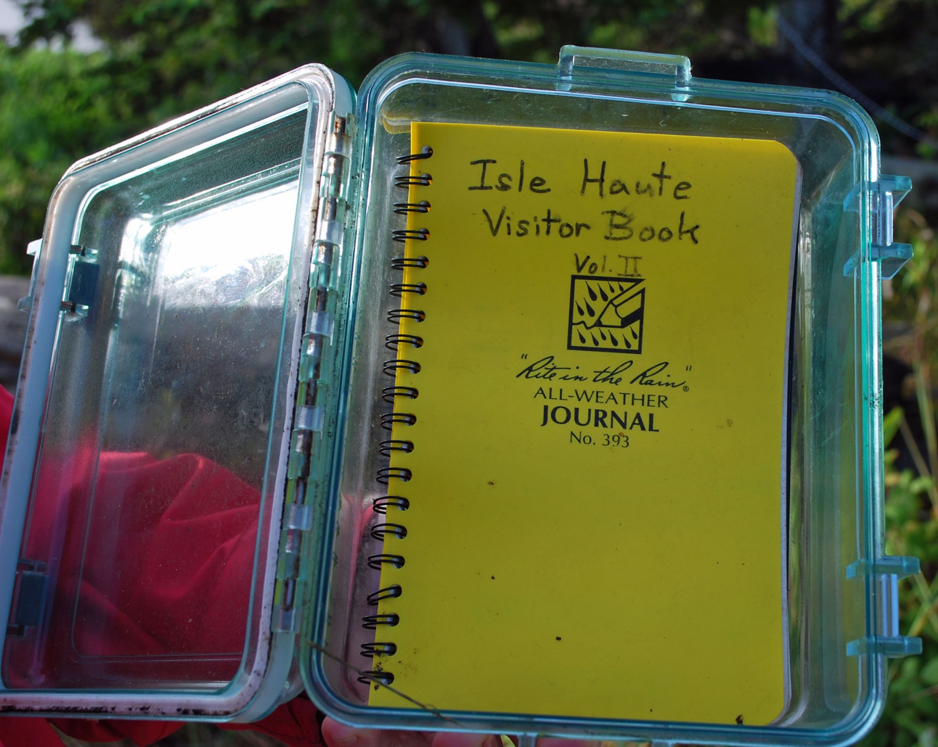 Isle Haute Visitor Book