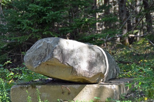 One of the cross stones