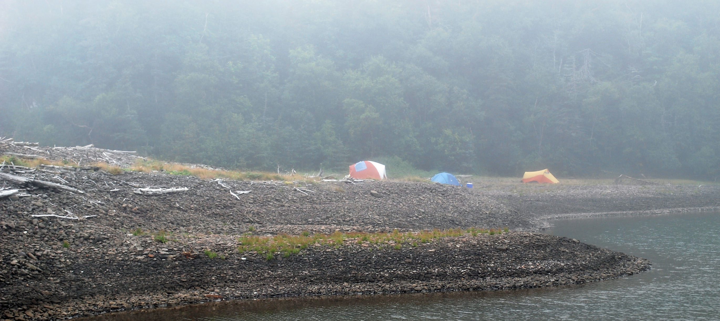 The Encampment on Isle Haute