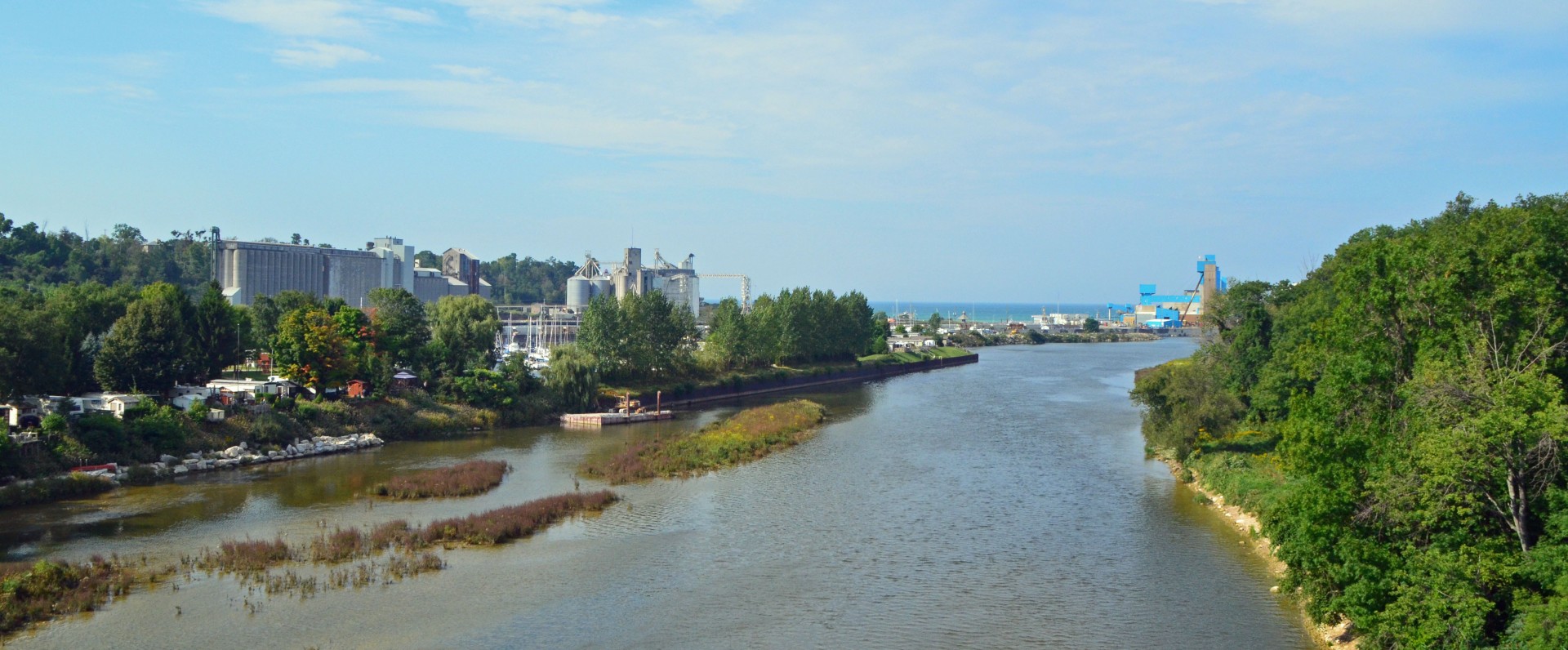 Goderich Harbour from Menesetung Bridge