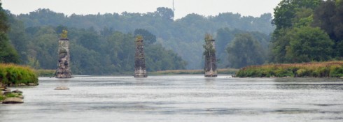 Looking up the Grand River