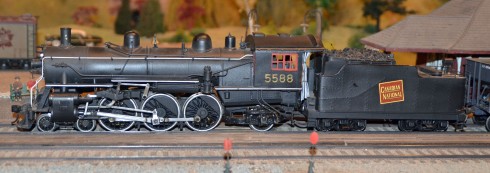 Model locomotive