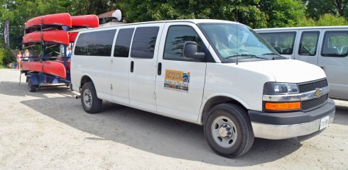 Canoeing the Grand Shuttle Van, Kirchener