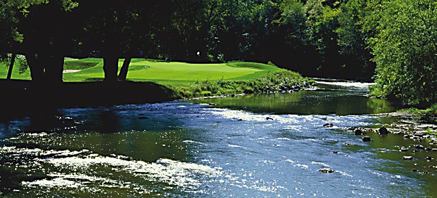 #13 - Tall Timber, River Course, Blackwolf Run