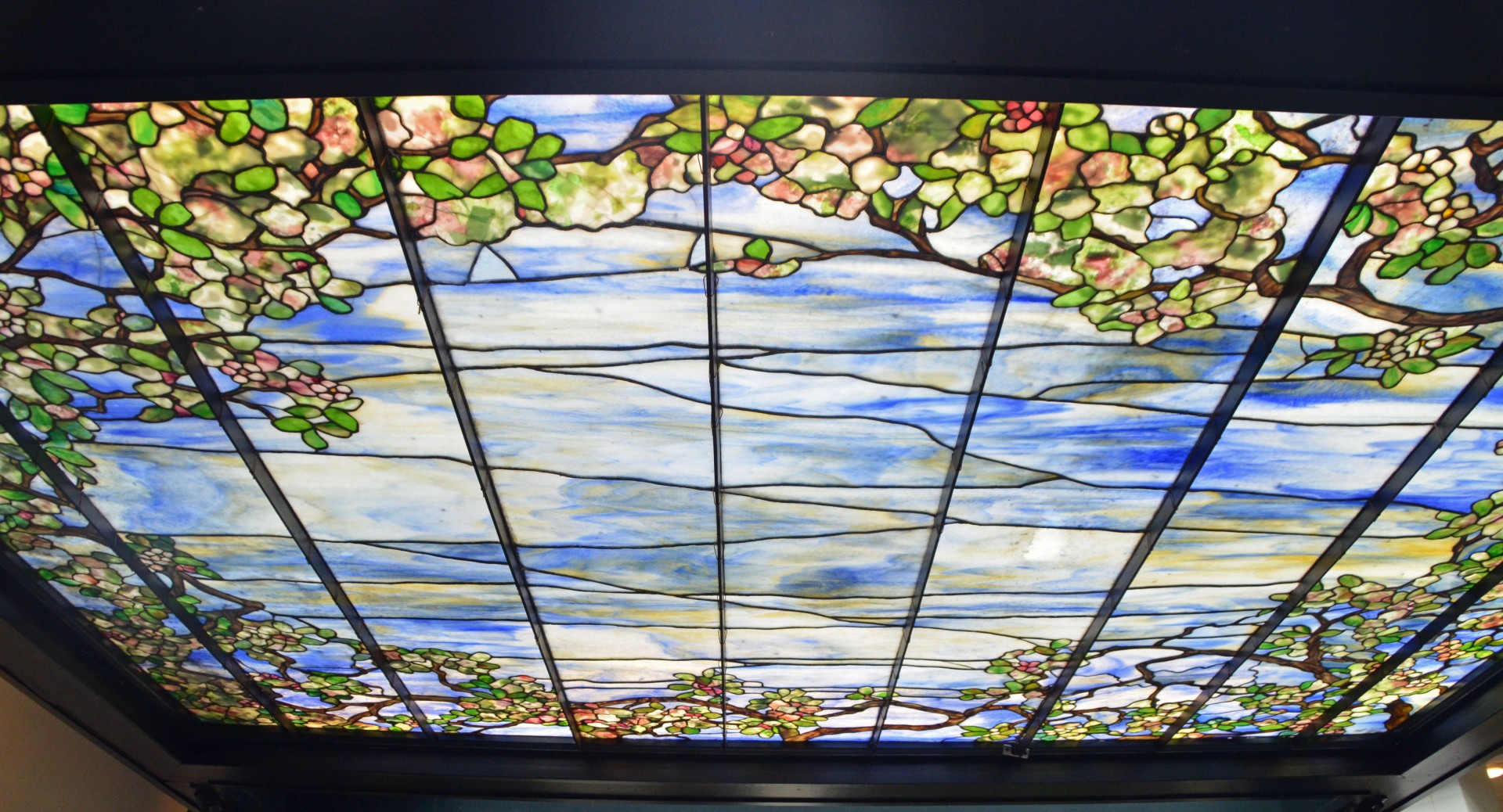 Tiffany glass ceiling, Nemacolin Resort