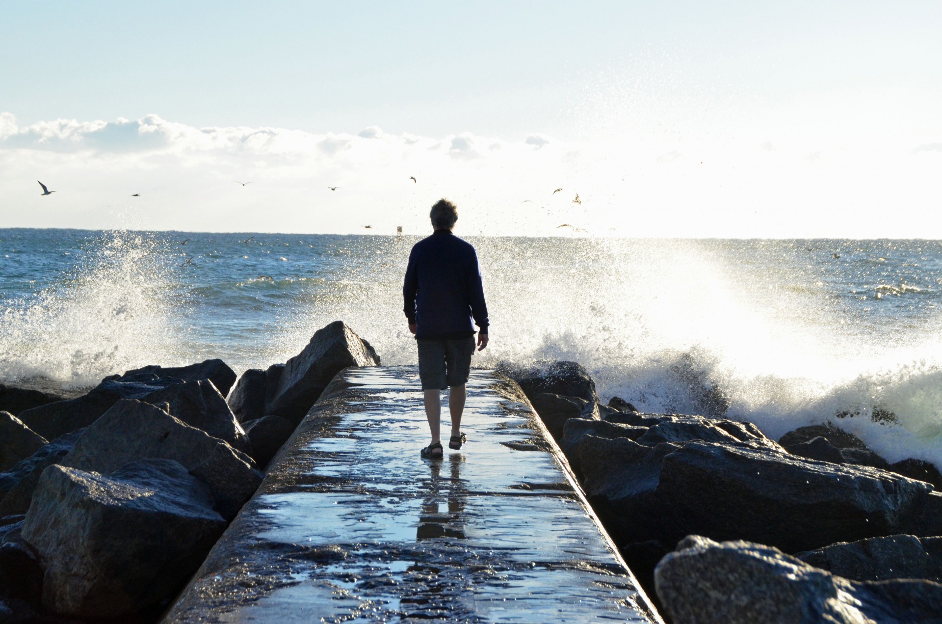 Walking to the Waves