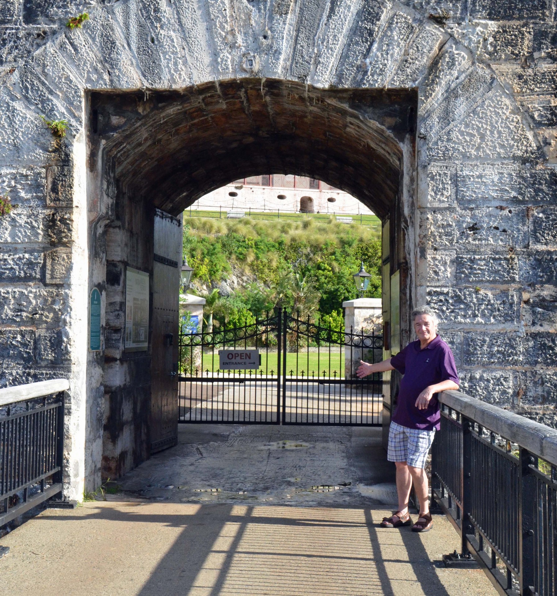 Entrance to Bermuda National Museum at Royal Naval Dockyard