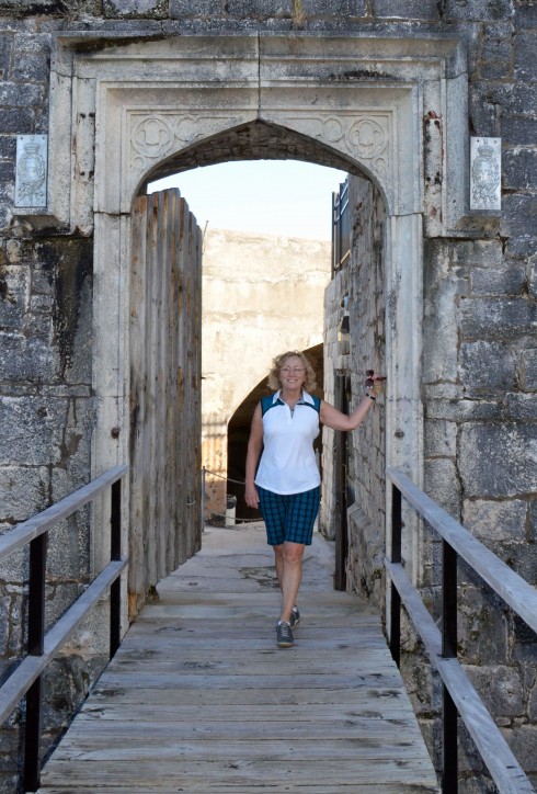 Entrance to Fort St. Catherine