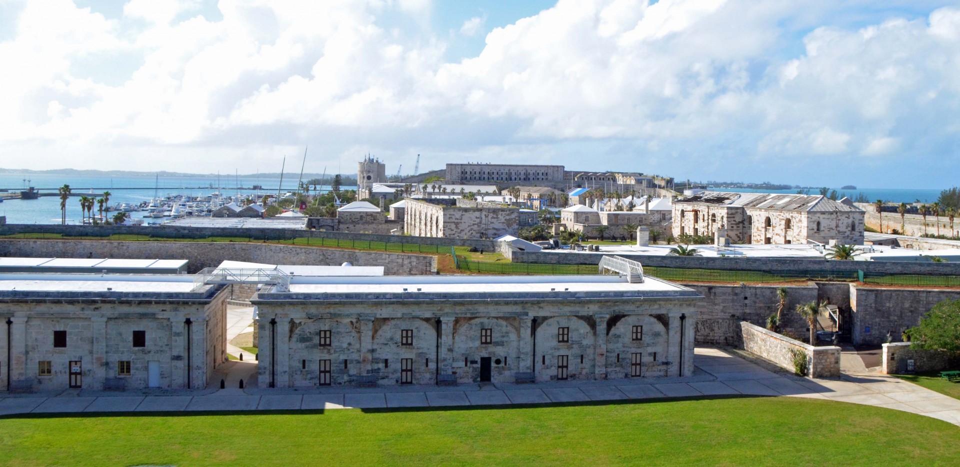 Royal Naval Dockyard from Commissioner's House