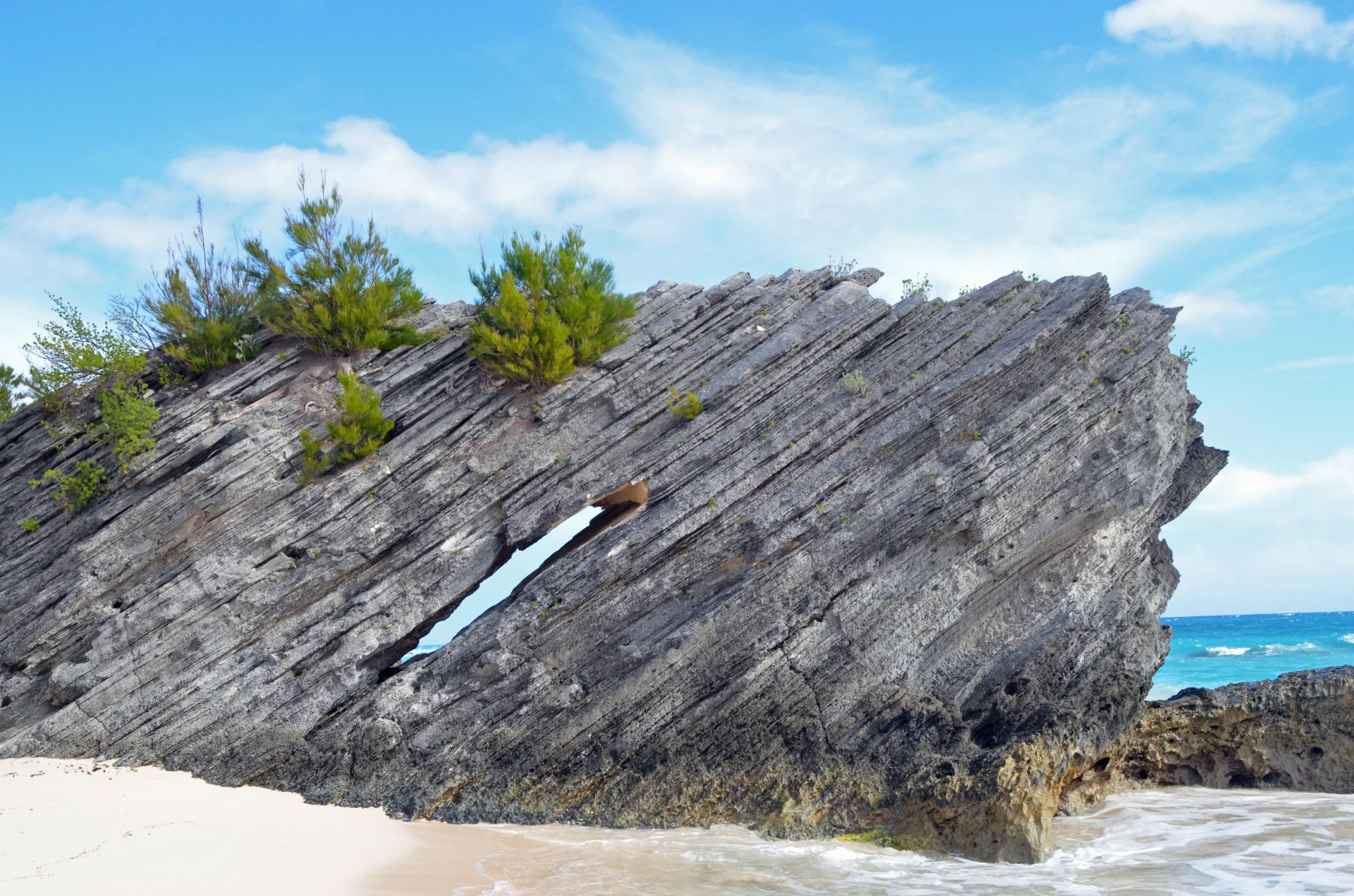 Slit in the Rock near Horseshoe Bay Beach