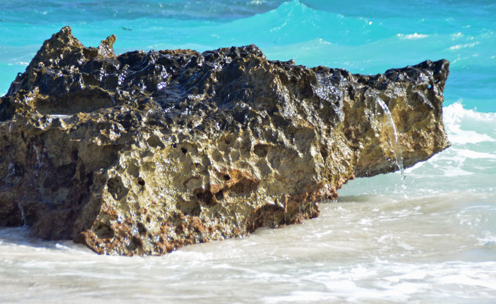 Wave Spout near Horseshoe Bay Beach