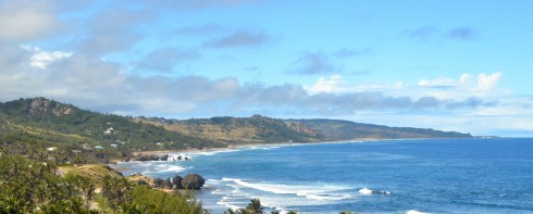 Touring Barbados - Bathsheba panorama