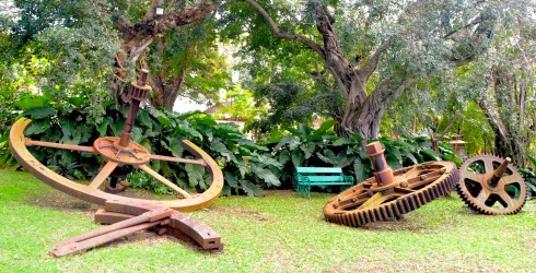 Big wheels, Nicholas Abbey, northern Barbados