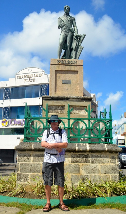 Me & Lord Nelson in Bridgetown