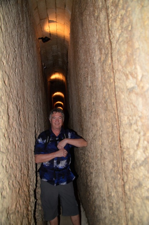 In the Bridgetown garrison tunnel