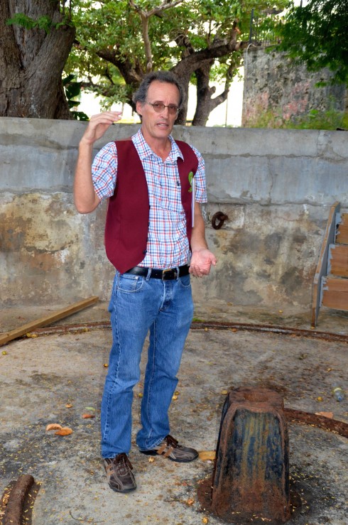 Peter in Charles Fort, Bridgetown Garrison Tour