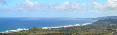 View from Cherry Hill, northern Barbados