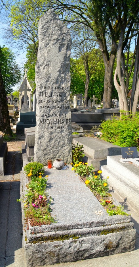 Apollinaire in Pere Lachaise