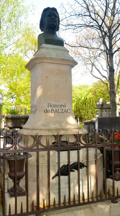 Honore de Balzac in Pere Lachaise