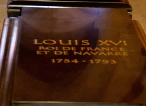 Louis XVI in St. Denis Crypt