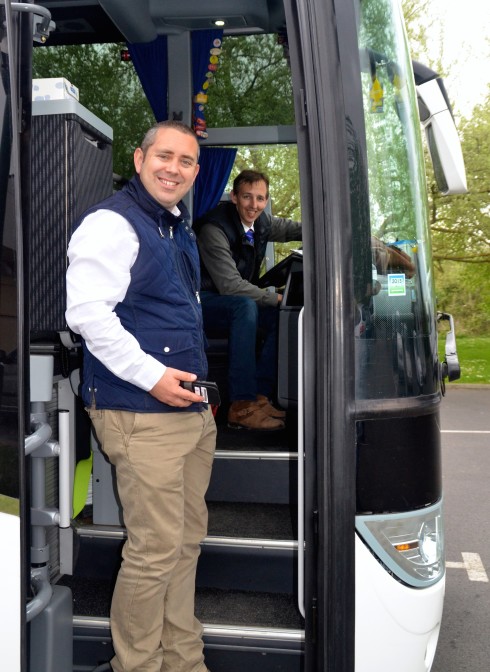 Mark & Pieter, the Liberation Tour guide and driver