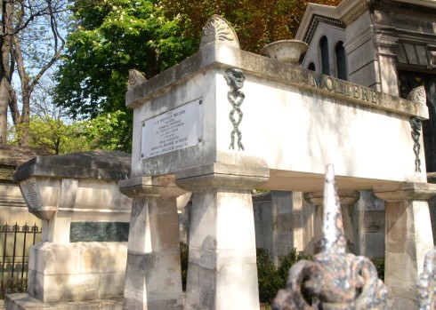 Moliere & LaFontaine in Pere Lachaise