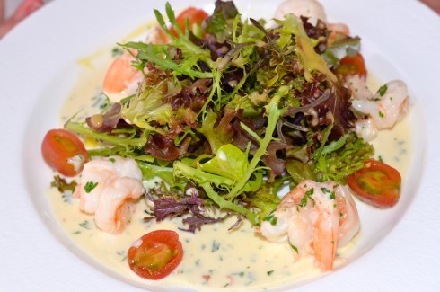 Best Restaurants in Barbados - Warm Shrimp Salad, Cin Cin