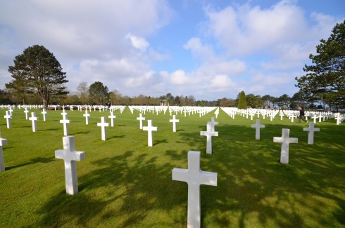 Photo of the American Cemetery Omaha Beach