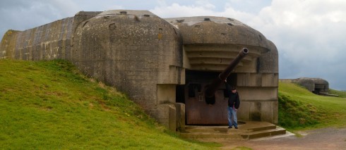 Photo of the Big gun at Longues-sur-Mer 