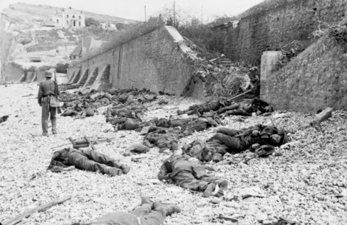 Canadian Dead After The Dieppe Raid