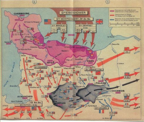 D-Day map