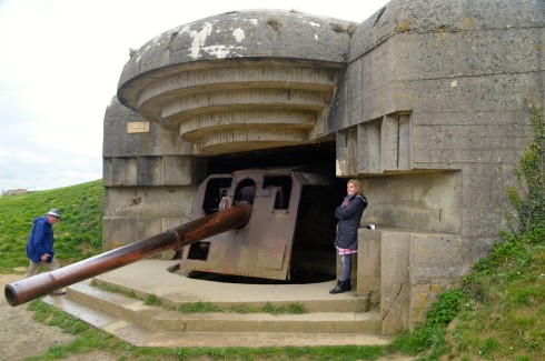 The battery at Longues-sur-Mer 