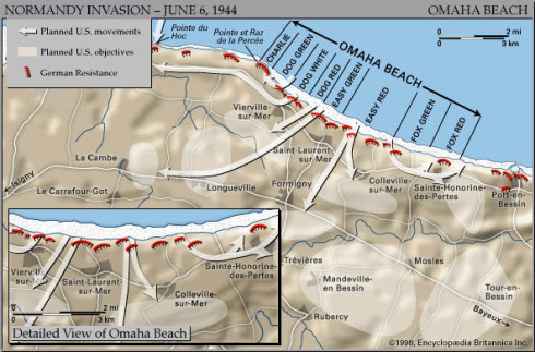 Omaha Beach Landings 