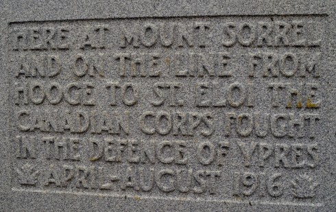 Mount Sorrel Memorial