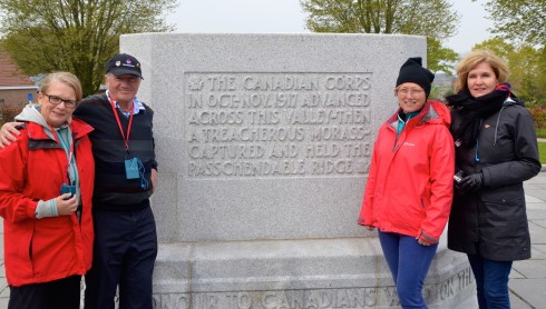 Passchendaele Ridge Monument, Passchaendale battlefield