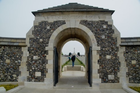 Entrance to Tyne Cot Cemetery
