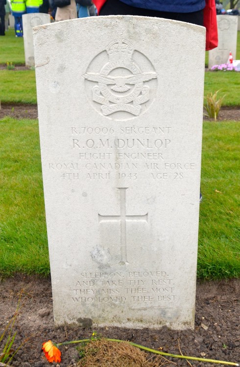 Robert Osborne Mitchell Dunlop who died during the liberation of Holland